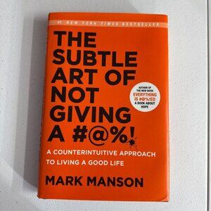 Subtle Art of Not Giving A #@%! Mark Manson 2018 Hardcover 9780062884022 NEW*